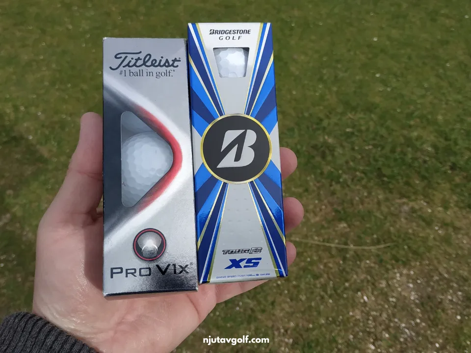 Pro V1x Och Bridgestone Tour B Xs