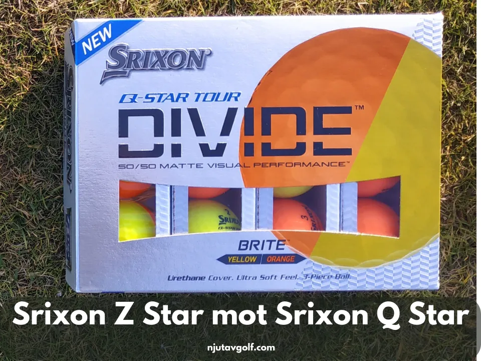 Srixon Z Star Mot Srixon Q Star