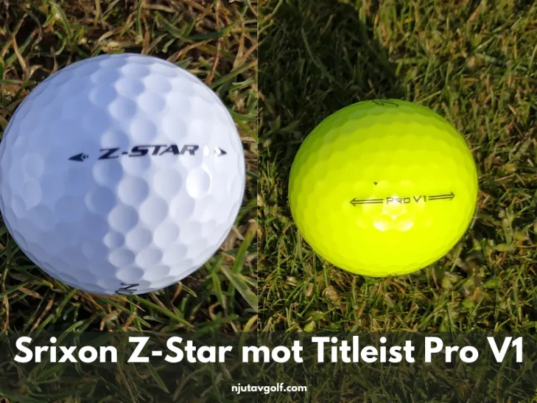 Srixon Z Star Mot Titleist Pro V1