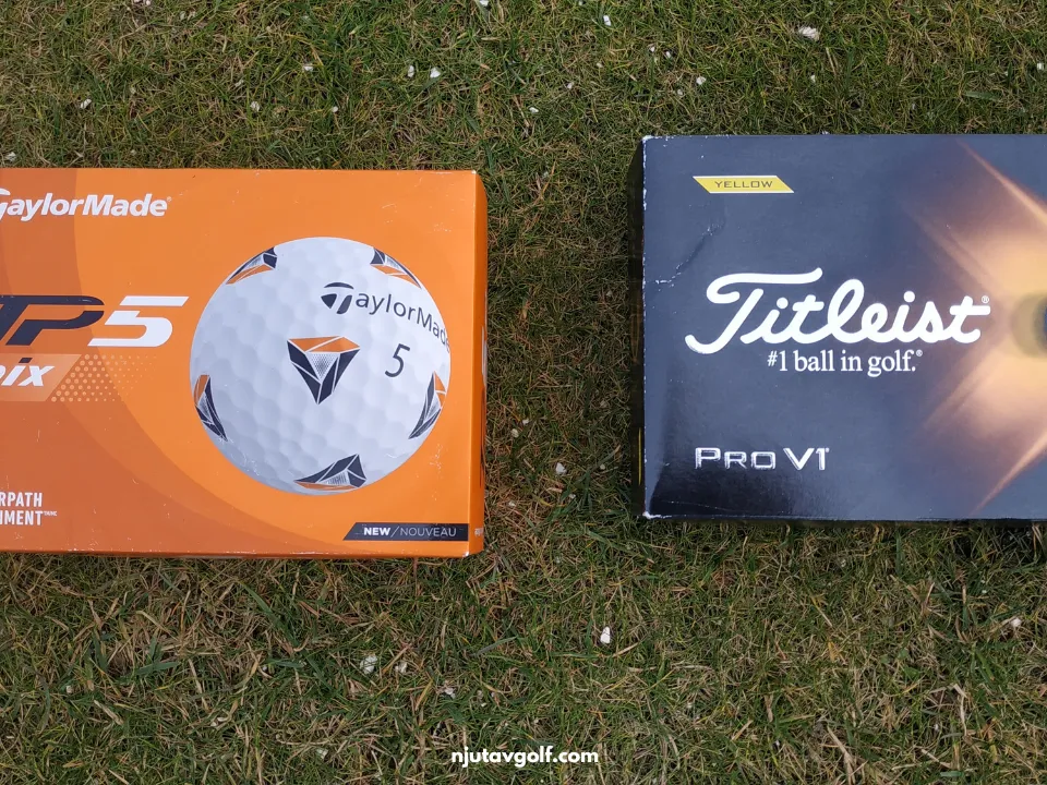 Titleist Pro V1 Och Taylormade Tp5