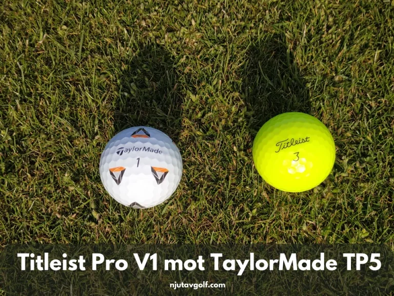 Titleist Pro V1 Mot Taylormade Tp5