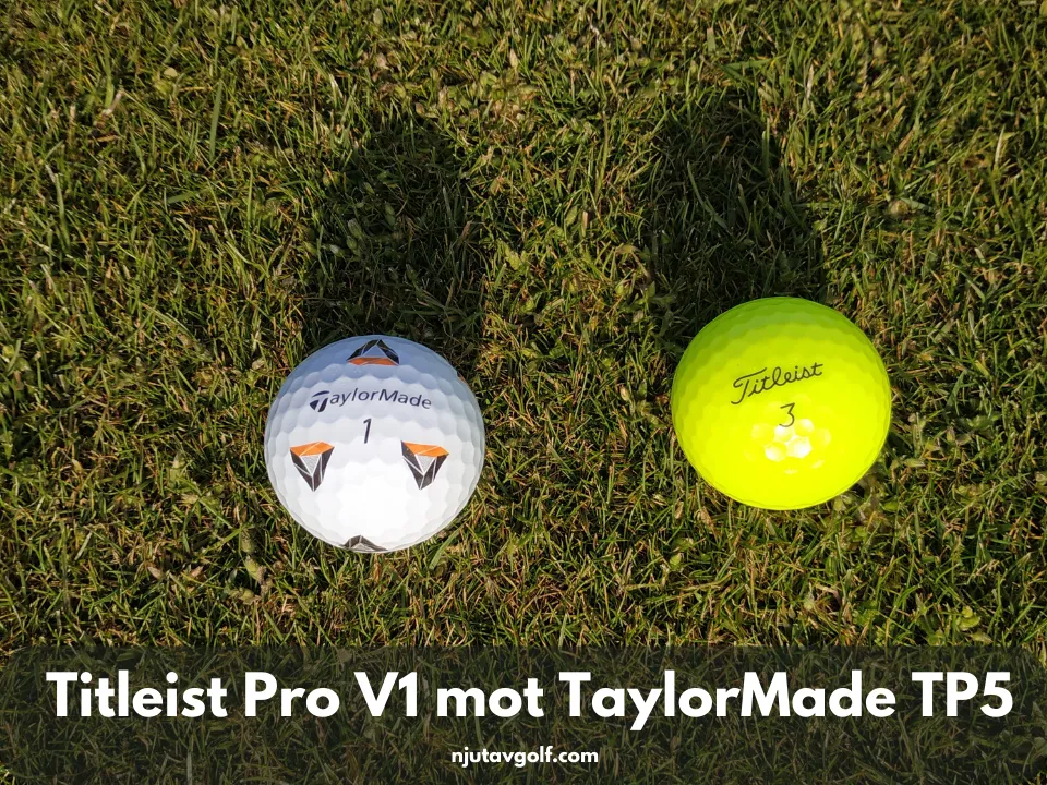Titleist Pro V1 Mot Taylormade Tp5