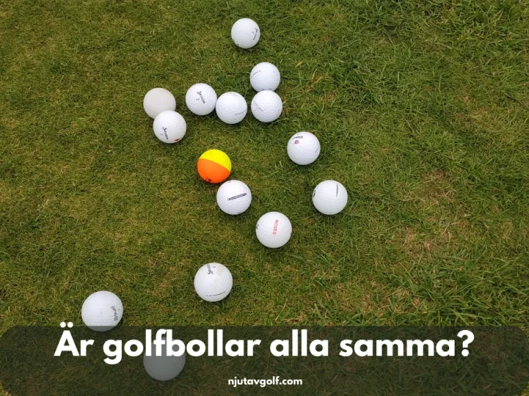Är Golfbollar Alla Samma