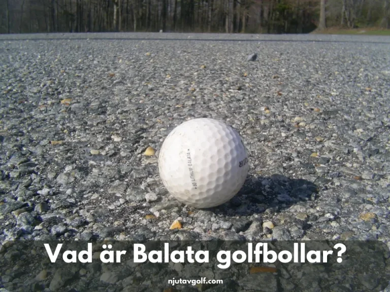 Vad är Balata Golfbollar