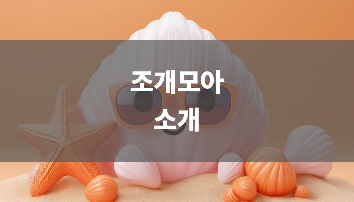 조개모아 소개