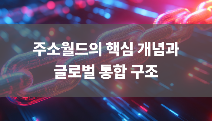 주소월드의 핵심 개념과 글로벌 통합 구조