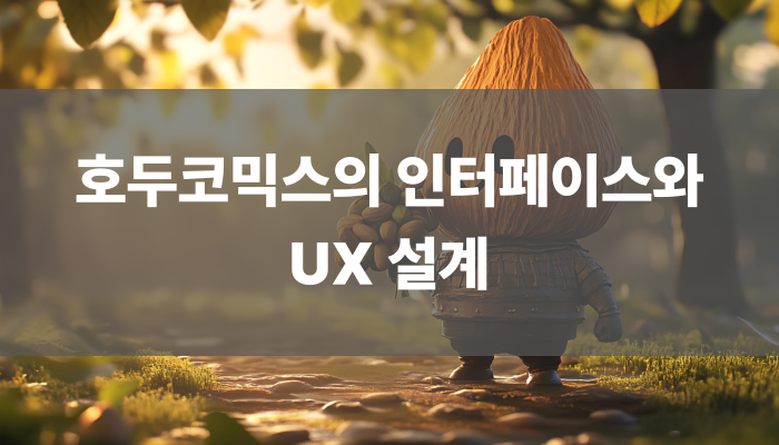 호두코믹스의 인터페이스와 Ux 설계